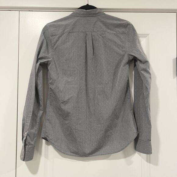 UnTUCKit Men's Grey Long Sleeve Button‎ Down with Small Detail Cotton Size 4 - Picture 5 of 10